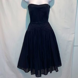 MAEVE Anthropologie Strapless Cocktail Party Dress